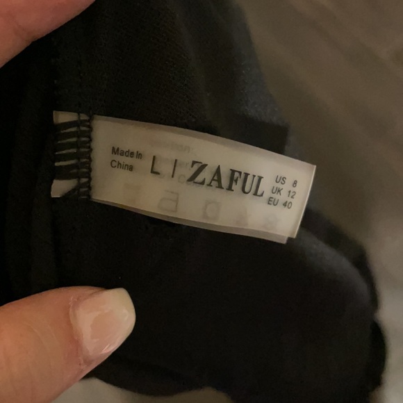 Black one piece swimsuit.  size L from Zaful - Picture 2 of 3